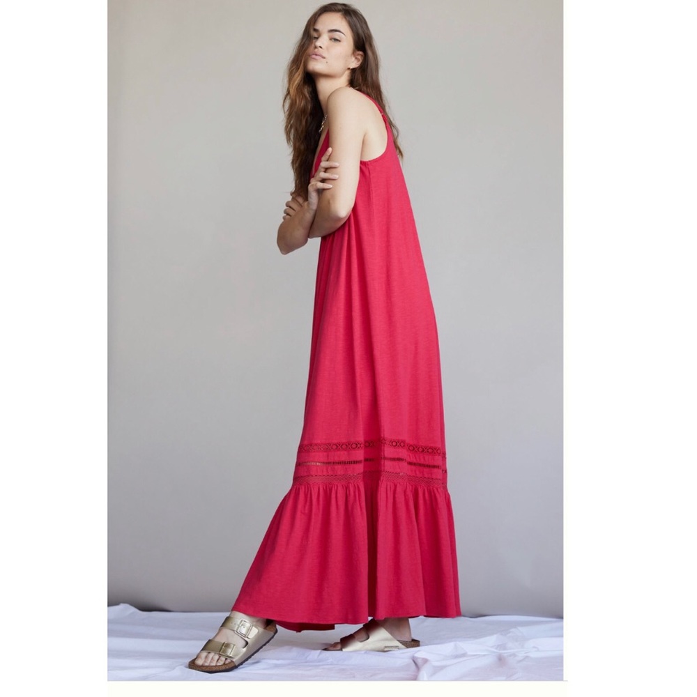 Anthropologie Trudie Lace Maxi Dress